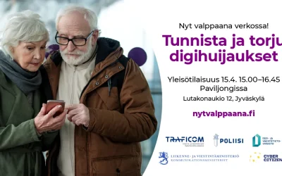 Digiturvallisuusmessut ja Nyt valppaana verkossa -yleisötilaisuus Jyväskylässä 15.-16.4.