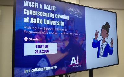 Women4cyber Finlandin ja Cyber Citizenin yhteistilaisuus Aallossa